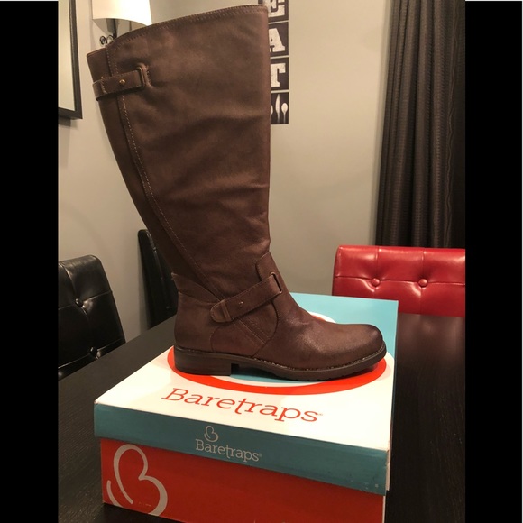 bare traps riding boots wide calf